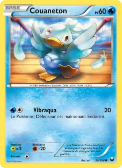 Carte Pokémon Couaneton