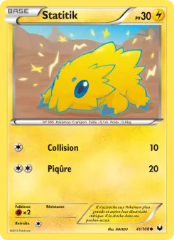 Carte Pokémon Statitik
