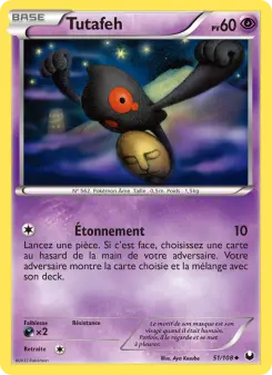Carte Pokémon Tutafeh