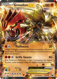 Carte Pokémon Groudon-EX