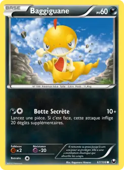 Carte Pokémon Baggiguane