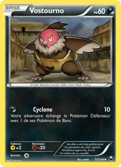 Carte Pokémon Vostourno