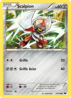 Carte Pokémon Scalpion