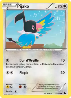 Carte Pokémon Pijako
