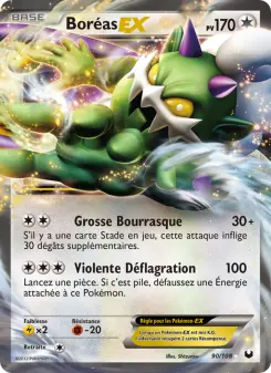 Carte Pokémon Boréas-EX