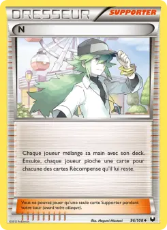 Photo carte Pokemon N Explorateurs Obscurs 96/108