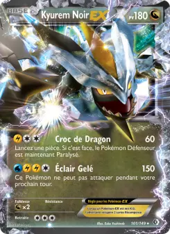 Carte Pokémon Kyurem Noir-EX