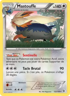Carte Pokémon Mastouffe