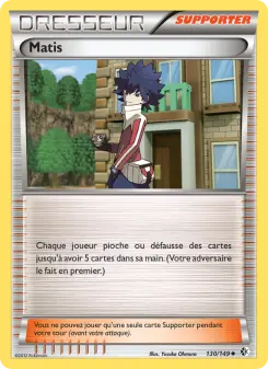 Photo carte Pokemon Matis Frontières Franchies 130/149
