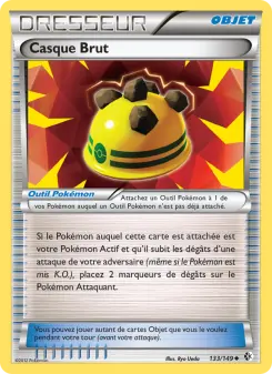 Carte Pokémon Casque Brut