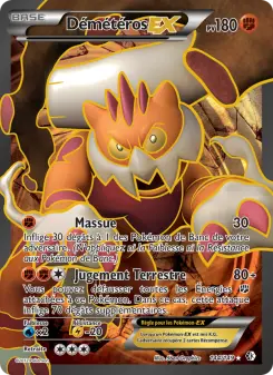 Photo carte Pokemon Démétéros-EX Frontières Franchies 144/149