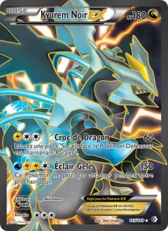 Carte Pokémon Kyurem Noir-EX
