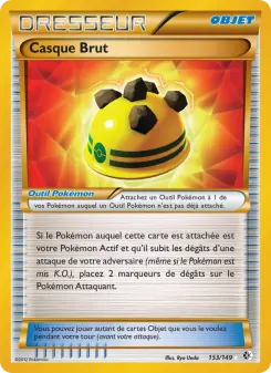 Carte Pokémon Casque Brut