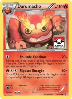 Photo carte Pokemon Darumacho Frontières Franchies 28/149