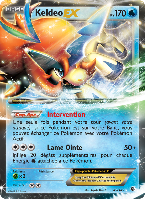 Keldeo EX from Frontières Franchies