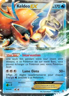 Carte Pokémon Keldeo EX