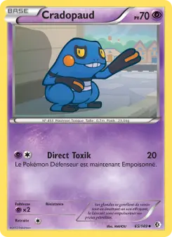 Carte Pokémon Cradopaud