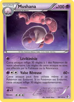 Carte Pokémon Mushana