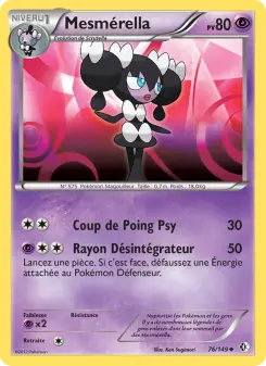 Carte Pokémon Mesmérella