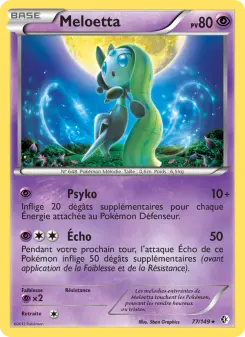 Carte Pokémon Meloetta