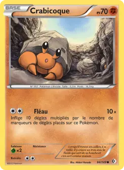 Carte Pokémon Crabicoque