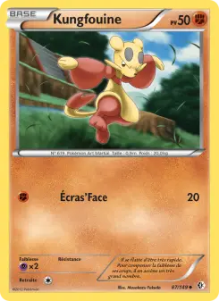 Carte Pokémon Kungfouine