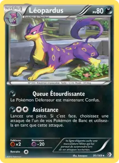 Carte Pokémon Léopardus