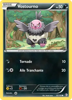 Carte Pokémon Vostourno