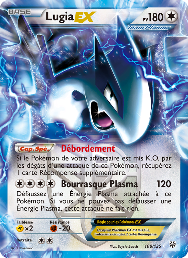Lugia-EX from Tempète Plasma