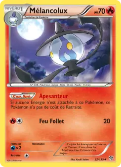 Carte Pokémon Mélancolux