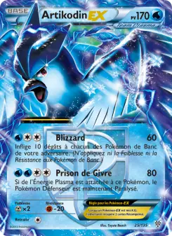Carte Pokémon Artikodin-EX