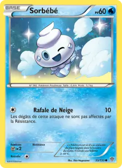 Carte Pokémon Sorbébé