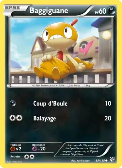 Carte Pokémon Baggiguane