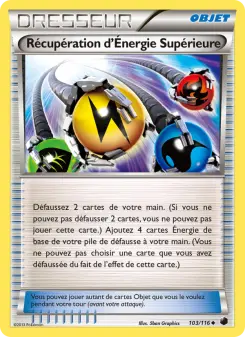 Carte Pokémon Récupération d’Énergie Supérieure