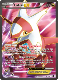 Photo carte Pokemon Latias-EX Glaciation Plasma 112/116