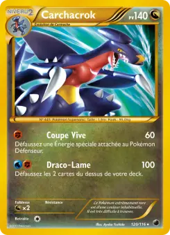 Carte Pokémon Carchacrok