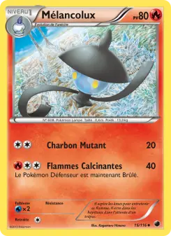 Carte Pokémon Mélancolux