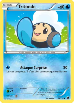 Carte Pokémon Tritonde