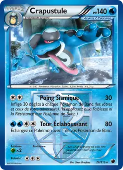 Carte Pokémon Crapustule