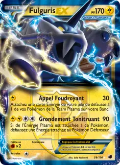 Carte Pokémon Fulguris-EX