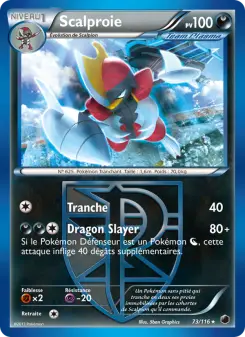 Carte Pokémon Scalproie