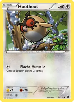 Carte Pokémon Hoothoot