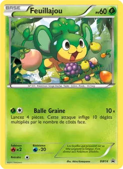 Carte Pokémon Feuillajou