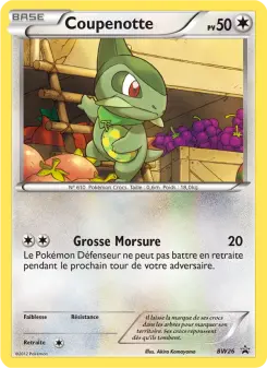 Carte Pokémon Coupenotte
