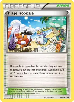 Carte Pokémon Plage Tropicale