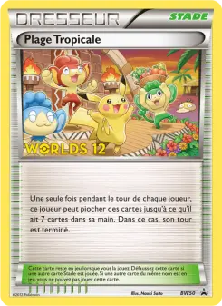 Carte Pokémon Plage Tropicale