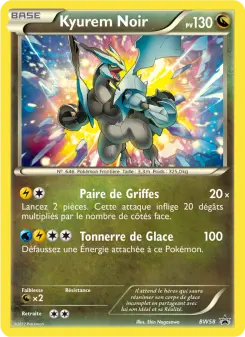 Carte Pokémon Kyurem Noir