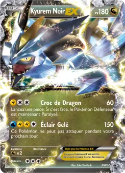 Photo carte Pokemon Kyurem Noir ex Promo BW BW62/101