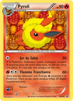 Photo carte Pokemon Pyroli Promo BW BW88/101