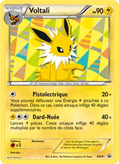 Photo carte Pokemon Voltali Promo BW BW91/101